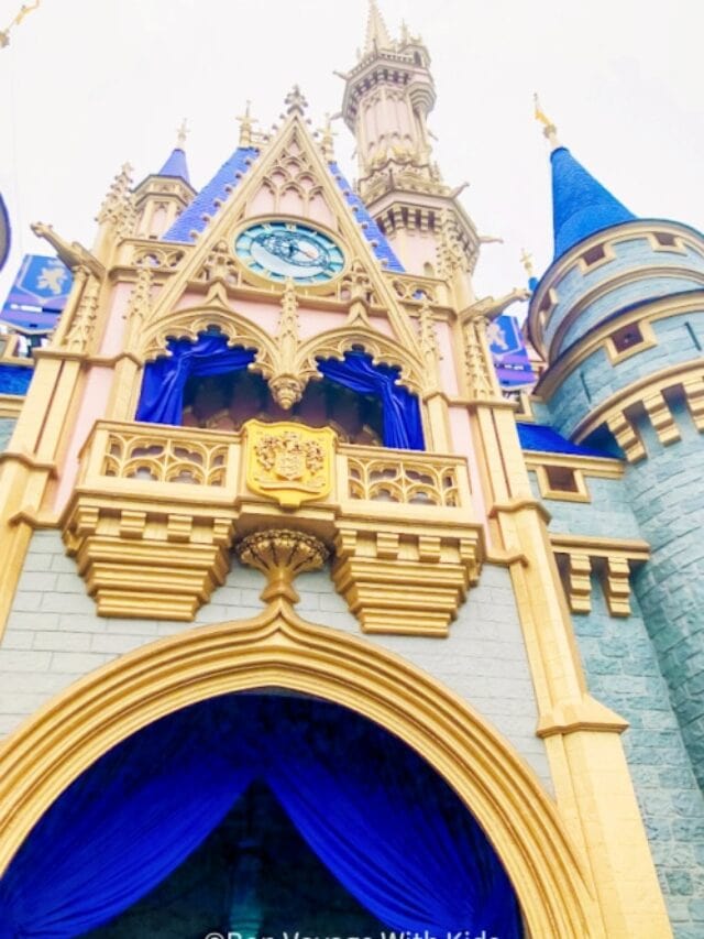 Disney 2021 Magic Kingdom Castle Up Cose